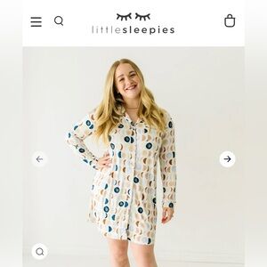 Little Sleepies Luna Neutral Women’s Sleep Shirt